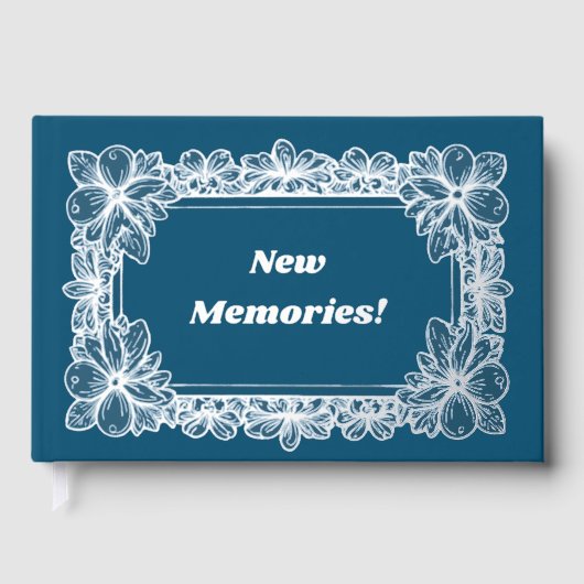 美しい銀箔フォト/ゲストブック ゲストブック (正面)