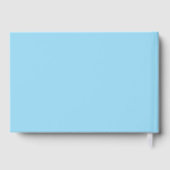 美しい銀結婚のフォイルのゲストブック ゲストブック (裏面)