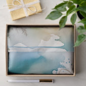 美しい銀髪の女性デカップファニチャー 薄葉紙 (ギフト)