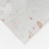 美しい錆のアクセントフクロウのトートバッグ フリースブランケット (角)