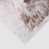 美しい錆び付きフクロウ 薄葉紙 (詳細)