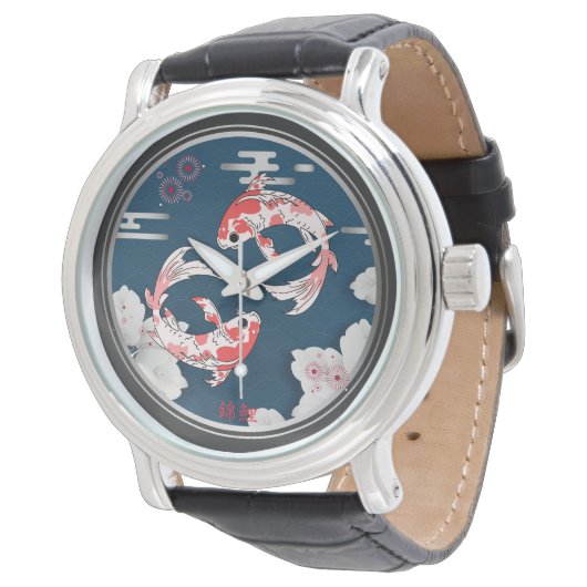 美しい錦鯉の和風♡ 腕時計 (アングル)