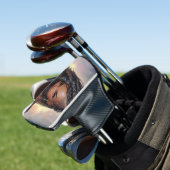 美しい長い三つ編みアンダーカット黒いアニメの女の子 ゴルフヘッドカバー (インサイチュ)