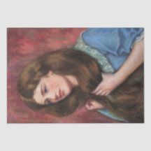 美しい長い茶色の髪の女の子