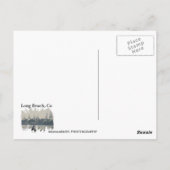 美しい長ビーチはがき！ ポストカード (裏面)