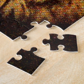 美しい長毛のタビー猫 ジグソーパズル (側面)