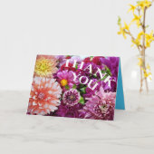 美しい開花ありがとう カード (黄色い花)