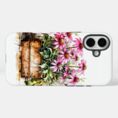 美しい開花のシオンの花 Case-Mate iPhoneケース (裏面 (横))