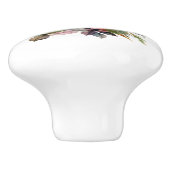 美しい開花ズオブピンクローズ セラミックノブ (側面)