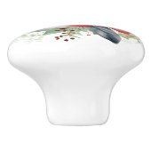 美しい開花ズオブレッドローズ セラミックノブ (側面)