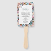 美しい開花フローラ春の結婚式式Pr ハンドファン (正面)