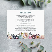 美しい開花フローラ春パステルティール（緑がかった色） エンクロージャーカード