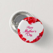 美しい開花花 缶バッジ (正面&裏面)