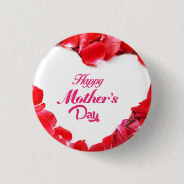 美しい開花花 缶バッジ