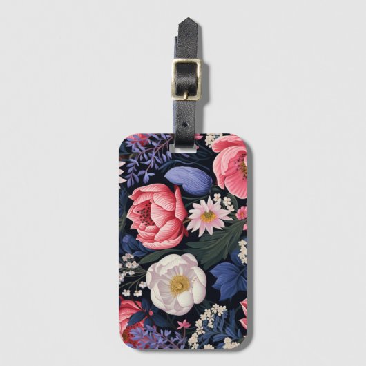 美しい開花 ラゲッジタグ (正面縦)