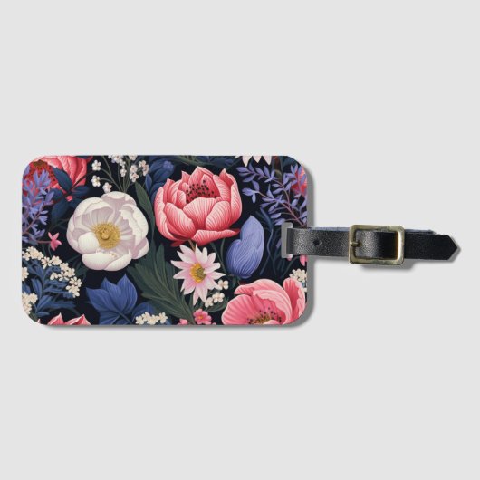 美しい開花 ラゲッジタグ (正面横)