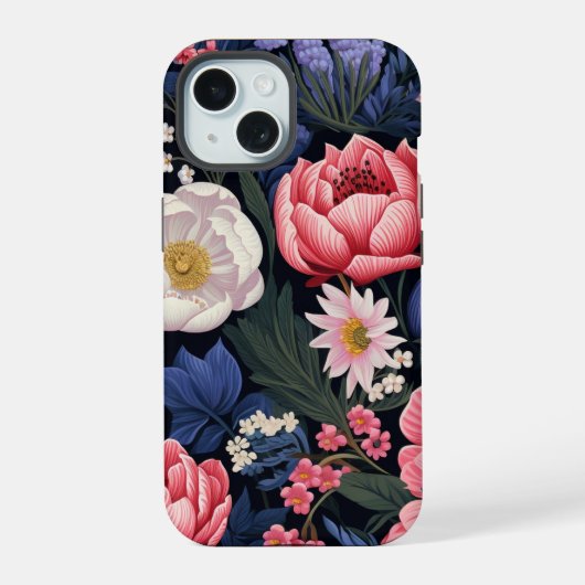 美しい開花 iPhone 15ケース (裏面)