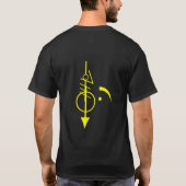 美しい闇のTシャツ Tシャツ (裏面)