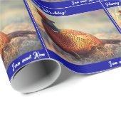 美しい雄鶏キジ ラッピングペーパー (ロールコーナー)