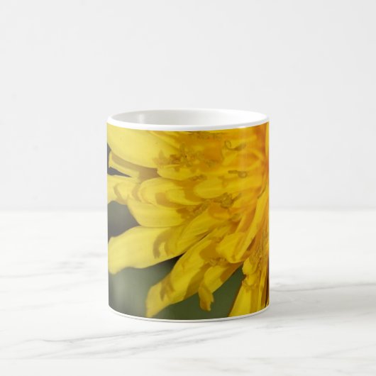 美しい雑草: タンポポ コーヒーマグカップ (中央)