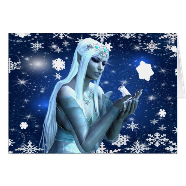 美しい雪の女王 (正面横)