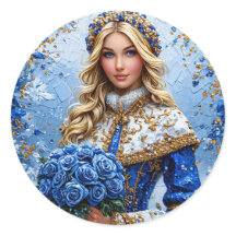 美しい雪の少女