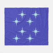 美しい雪片の毛布 フリースブランケット (正面(横))