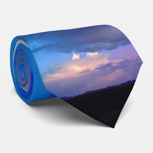 美しい雲のタイ ネクタイ (ロール)