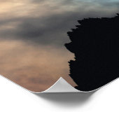 美しい雲のバーストのポスター ポスター (角)