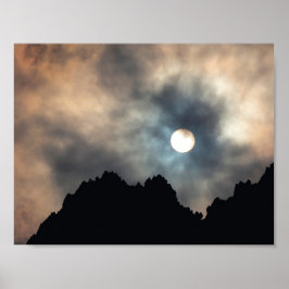 美しい雲のバーストのポスター ポスター