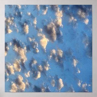 美しい雲の写真 ポスター
