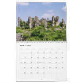 美しい雲南省、中国 カレンダー (3月 2027)