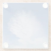 美しい雲 ガラスコースター (裏面)