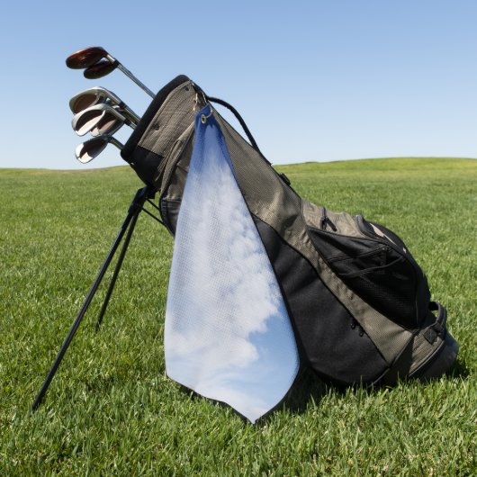 美しい雲 ゴルフタオル (グリーン)