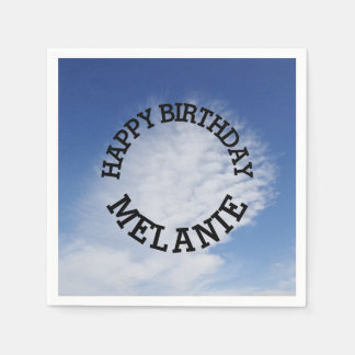 美しい雲 スタンダードカクテルナプキン