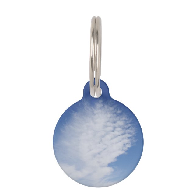 美しい雲 ペット　ネームタグ (正面)