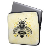 美しい電子機器バッグを越えて Bee-yond Beautiful Electronics Bag ラップトップスリーブ (正面左)