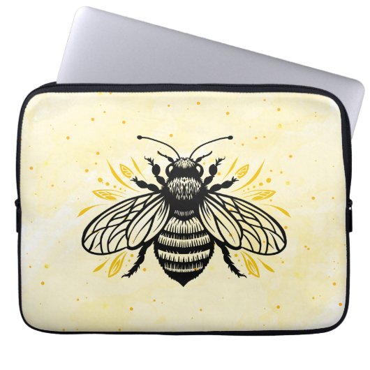 美しい電子機器バッグを越えて Bee-yond Beautiful Electronics Bag ラップトップスリーブ (正面)