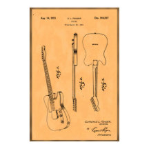 美しい電気ユニークギラット特許プリント