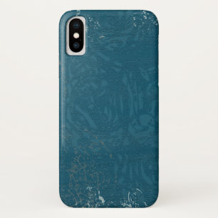 美しい青いケルトデザイン iPhone X ケース