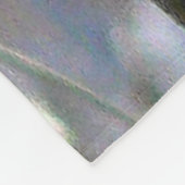 美しい青いジェイ フリースブランケット (角)