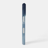 美しい青いスマホケース iPhone 16ケース (右側面)