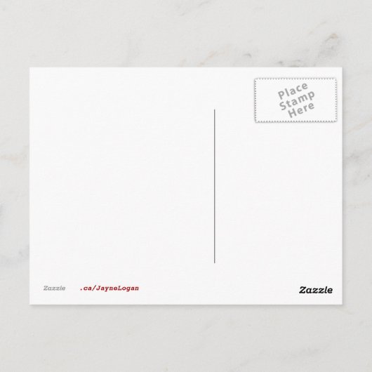 美しい青いラン！,テンプレート空白のはがき ポストカード (裏面)