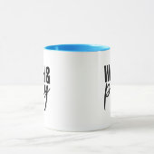 美しい青い信仰のインスパイア時計とマ祈グ マグカップ (中央)