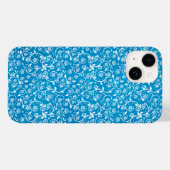 美しい青い幾何学模様 Case-Mate iPhoneケース (裏面 (横))