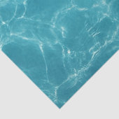 美しい青い水の切り離しにウミガメ 薄葉紙 (詳細)