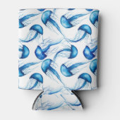 美しい青い水色のクラゲ |クーラーボックス 缶クーラー (正面)