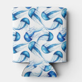 美しい青い水色のクラゲ |クーラーボックス 缶クーラー (裏面)