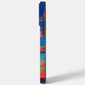 美しい青い澄ん海の水の上の夕日 Case-Mate iPhoneケース (裏面 / 左)