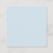 美しい青い目の猫 予約カード (裏面)